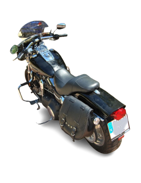 ALFORJA LATERAL PIEL BANDO PARA SOFTAIL FAT-BOY H.D