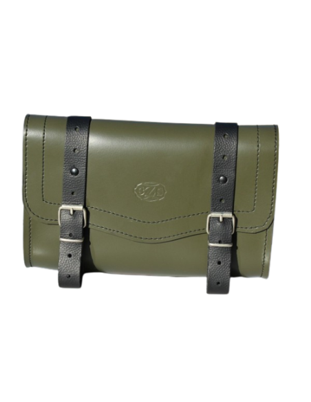 ALFORJA PIEL OLIMPO PLATOON BÁSICA PARA SOFTAIL BLACKLINE H.D