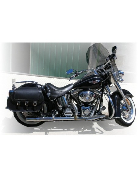 ALFORJAS RIGIDAS CAMPEADOR BASICA CELTIC PARA SOFTAIL DELUXE H.D