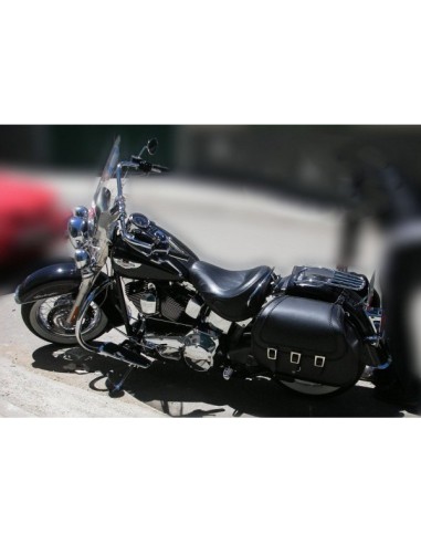 ALFORJAS RIGIDAS CAMPEADOR BASICA CELTIC PARA SOFTAIL DELUXE H.D