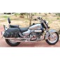 ALFORJAS PIEL IKARO TRENZADO GOTICA PARA SOFTAIL FAT-BOY H.D