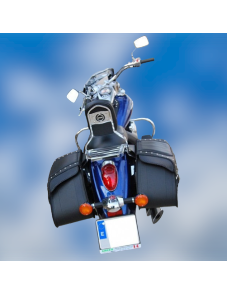 ALFORJAS RIGIDAS SUPER-STAR CLASICAS TRENZADA PARA SOFTAIL H.D