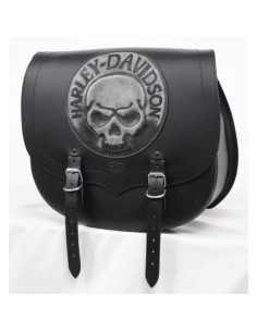 ALFORJA SPARTA SKULL MARFIL UN SOLO LADO 34X15X38