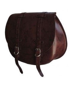 ALFORJA LATERAL BANDO BASICA MARRÓN SOFTAIL HERITAGE H.D