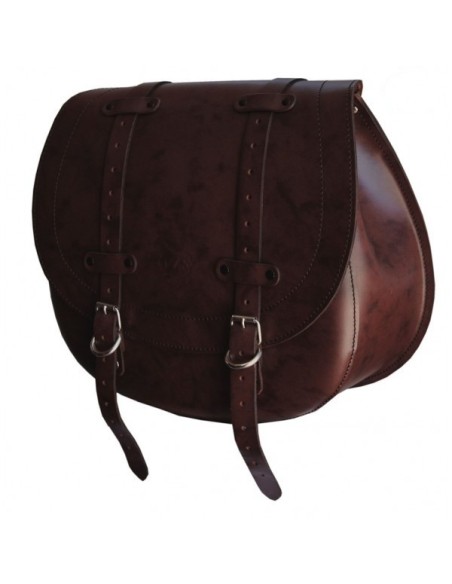 ALFORJA LATERAL BANDO BASICA MARRÓN SOFTAIL HERITAGE H.D