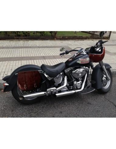 ALFORJA LATERAL BANDO BASICA MARRÓN SOFTAIL HERITAGE H.D ALFORJA LATERAL BANDO BASICA MARRÓN SOFTAIL HERITAGE H.D