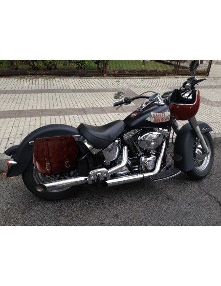 ALFORJA LATERAL BANDO BASICA MARRÓN UNIVERSAL