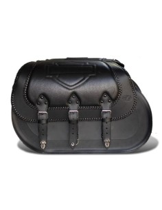 ALFORJAS RIGIDAS CAMPEADOR PERSONALIZADA ESCUDO HARLEY DAVIDSON PARA SOFTAIL H.D