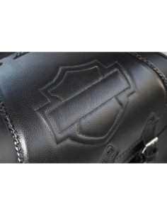 ALFORJAS RIGIDAS CAMPEADOR PERSONALIZADA ESCUDO HARLEY DAVIDSON PARA SOFTAIL H.D