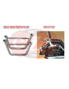 ALFORJAS RIGIDAS CAMPEADOR PERSONALIZADA ESCUDO HARLEY DAVIDSON PARA SOFTAIL H.D