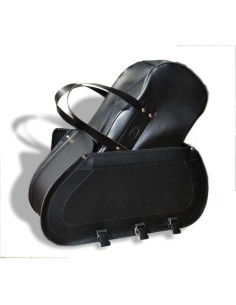 ALFORJAS RIGIDAS CAMPEADOR PERSONALIZADA ESCUDO HARLEY DAVIDSON PARA SOFTAIL H.D