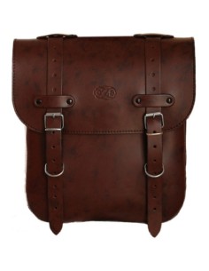 ALFORJA PIEL ADRIANO BASICA MARRÓN PARA SOFTAIL SLIM H.D