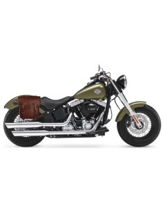 ALFORJA PIEL ADRIANO BASICA MARRÓN PARA SOFTAIL SLIM H.D
