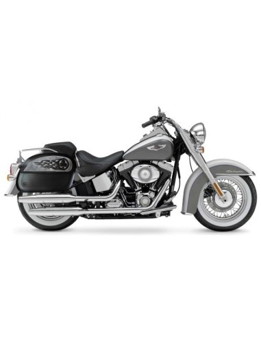 ALFORJAS RÍGIDAS SAHARA CLOVER PARA SOFTAIL DELUXE FLSTN H.D