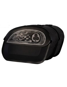 ALFORJAS RÍGIDAS SAHARA CLOVER PARA SOFTAIL DELUXE FLSTN H.D