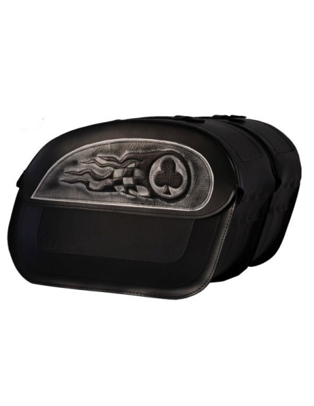 ALFORJAS RÍGIDAS SAHARA CLOVER PARA SOFTAIL DELUXE FLSTN H.D