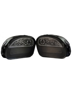 ALFORJAS RÍGIDAS SAHARA CLOVER PARA SOFTAIL DELUXE FLSTN H.D