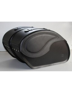 ALFORJAS VENDETTA RIGIDAS PIEL BASICAS