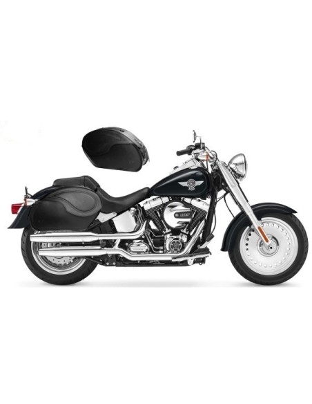 ALFORJAS VENDETTA RIGIDAS PIEL BASICAS