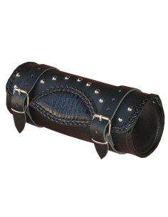 RULO MEDIANO CLASICO TRENZADO COCO NEGRO 29X11CM