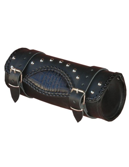 RULO MEDIANO CLASICO TRENZADO COCO NEGRO 29X11CM