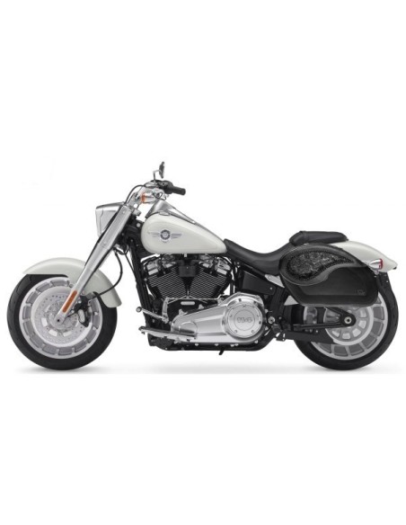 ALFORJAS RIGIDAS VENDETTA GÓTICA PARA SOFTAIL FAT BOY SPECIAL H.D