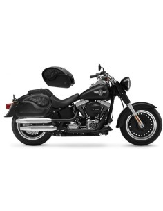 ALFORJAS RIGIDAS VENDETTA GÓTICA PARA SOFTAIL FAT BOY SPECIAL H.D