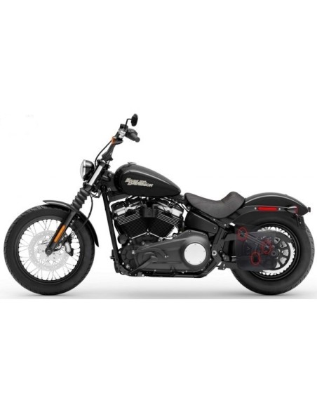 ALFORJA BASCULANTE NÁPOLES IZQUIERDA PARA SOFTAIL STREET-BOB H.D