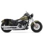 ALFORJA PIEL CENTURION NEGRO-VERDE DERECHA SOFTAIL SLIM H.D