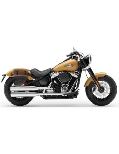 ALFORJA PIEL CENTURION MARRÓN DCHA PARA SOFTAIL SLIM H.D