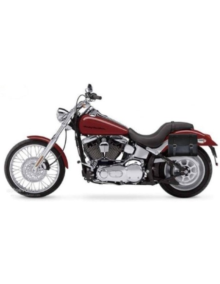 ALFORJA PIEL ITAKA PARA SOFTAIL SLIM H.D