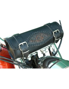 RULO MEDIANO CELTIC TRIBAL INDIO VINTAGE MARRON 29X11CM