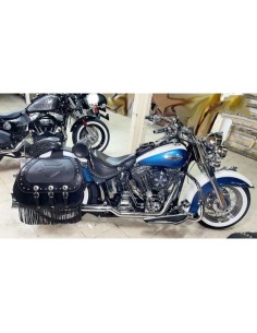ALFORJAS RIGIDAS JABATON CON ESCUDO HD PARA SOFTAIL DELUXE H.D