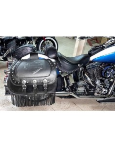 ALFORJAS RIGIDAS JABATON CON ESCUDO HD PARA SOFTAIL DELUXE H.D