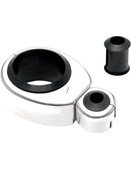 ABRAZADERAS GUÍAS DE CABLE CROMADO UN CABLE 25,4-28,6 MM
