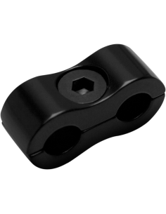 ABRAZADERAS GUÍAS DE CABLE NEGRO UN CABLE 6 Y 7 MM