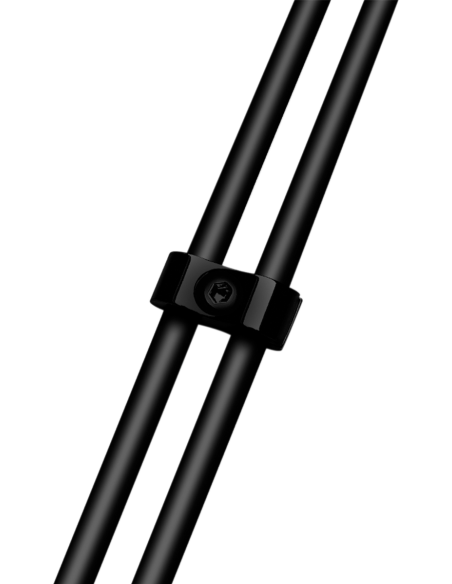 ABRAZADERA GUÍAS DE CABLE NEGRO UN CABLE 6 Y 7 MM