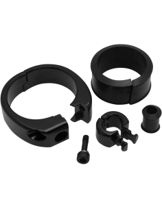 ABRAZADERA GUÍAS DE CABLE NEGRO UN CABLE 32-38 MM