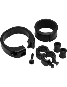 ABRAZADERA GUÍAS DE CABLE NEGRO DOS CABLES 32-38 MM