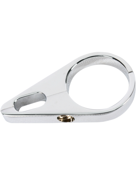 GUÍA CABLE ACELERADOR-FRENO CROMADO DOBLE CON ABRAZADERA DE 32 MM