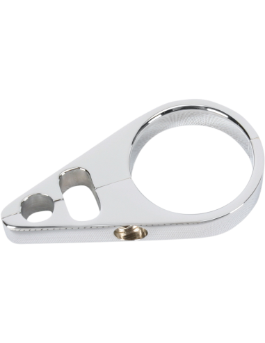 GUÍA CABLE ACELERADOR-RETORNO-FRENO CROMADO DOBLE CON ABRAZADERA DE 32 MM GUÍA CABLE ACELERADOR-RETORNO-FRENO CROMADO DOBLE CON ABRAZADERA DE 32 MM