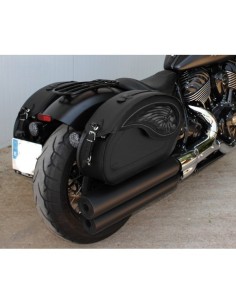 ALFORJAS PIEL RÍGIDAS VENDETTA BIG BOSS PARA INDIAN CHIEF