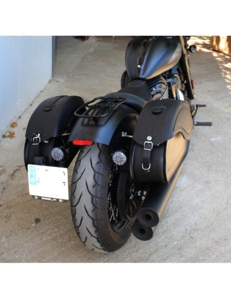 ALFORJAS PIEL RÍGIDAS VENDETTA BÁSICAS PARA INDIAN CHIEF