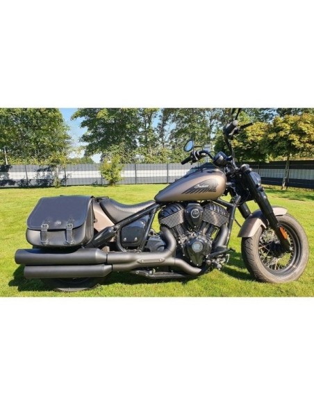 SET ALFORJAS PIEL SCIPION BÁSICA PARA INDIAN CHIEF