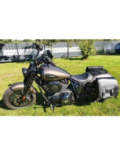 SET ALFORJAS PIEL SCIPION BÁSICA PARA INDIAN CHIEF