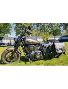 SET ALFORJAS PIEL SCIPION BÁSICA PARA INDIAN CHIEF