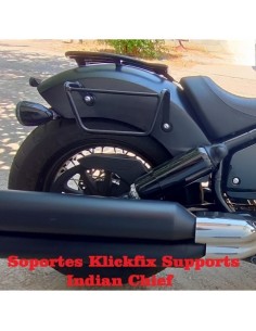 SET ALFORJAS PIEL SCIPION BÁSICA PARA INDIAN CHIEF