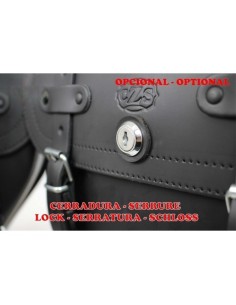 SET ALFORJAS PIEL SCIPION BÁSICA PARA INDIAN CHIEF