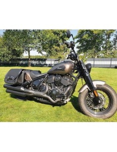 SET ALFORJAS PIEL SCIPION BÁSICA PARA INDIAN CHIEF