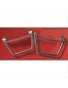 ALFORJAS PIEL RÍGIDAS VENDETTA BIG BOSS PARA INDIAN CHIEF DARK HORSE